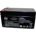 Battery Clerk AJC®  Panasonic LC-R121R3P 12V 1.2Ah Sealed Lead Acid Battery AJC-D1.2S-J-0-142493